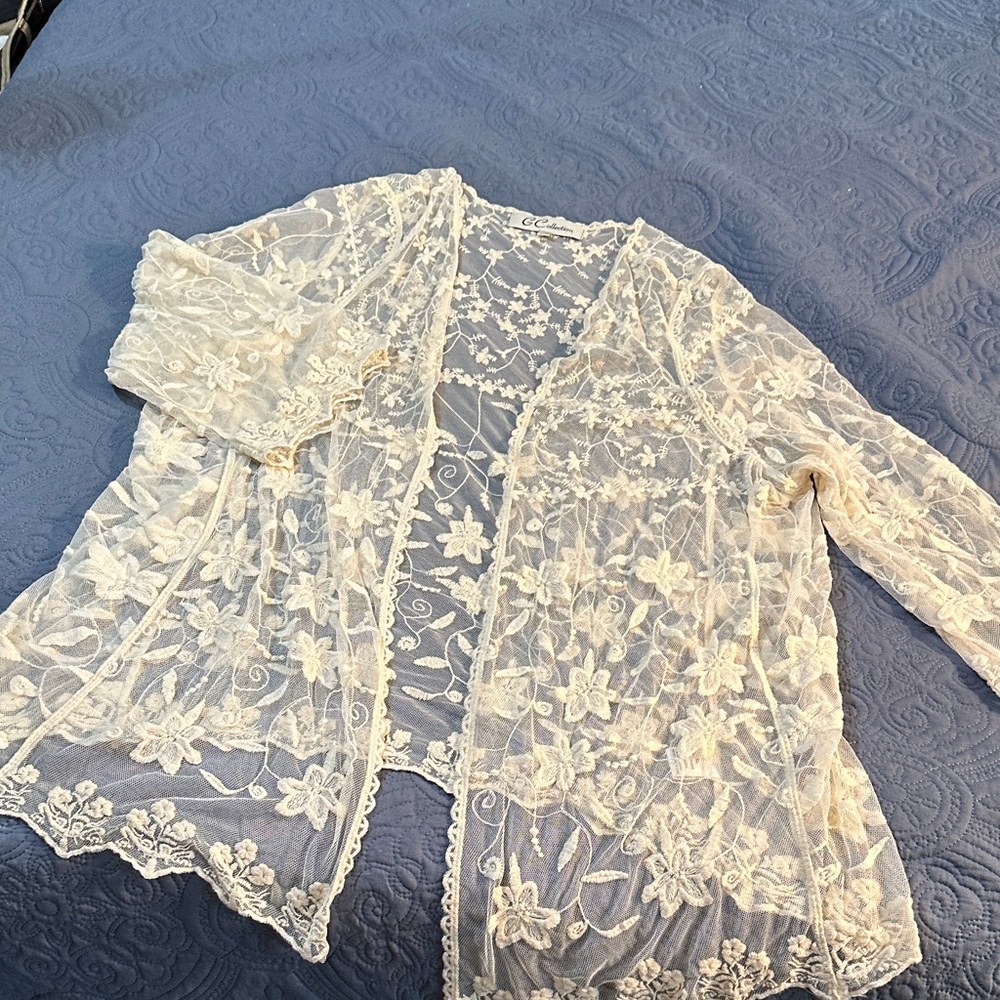Lovely lace coverup!